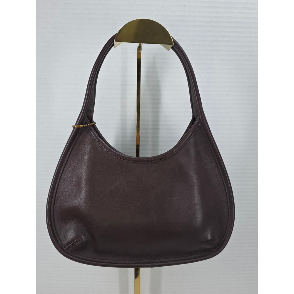 Vintage Coach Ergo Shoulder Bag Mahogany Brown Leather Made in USA G7C-9027 - Picture 2 of 9
